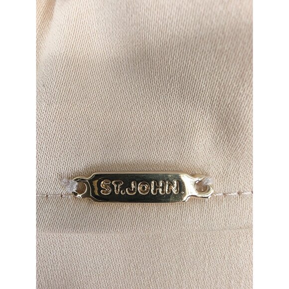 St. John Sport By Marie Gray Womens Beige Jacket L - Picture 5 of 11